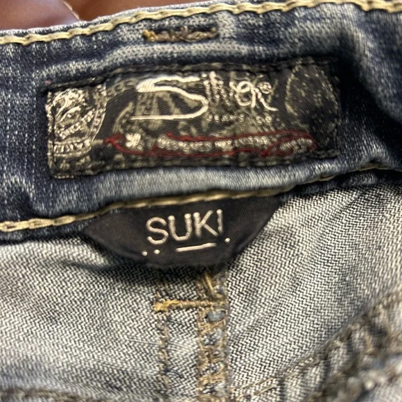 Silver SUKI Classic Blue Women's Jeans 28Wx35L - Picture 4 of 9